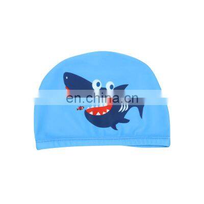 Factory Custom Cartoon Animal Children Swimming Cap Girls Boys Swimming Hat Elastic Kids Pool Swimming Cap 1-10 Years Old photo-5