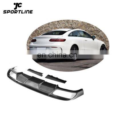 E250 E300 Carbon Fiber Rear Diffuser for Mercedes-Benz E-Class E250 E300 E400 E500 Coupe 2-Door 2016-2018