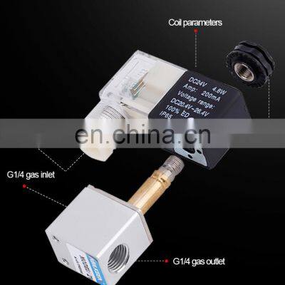 2V025-08 Automatic Normally Closed 2V Series 2 Position 2 Way Pilot Type Brass Solenoid Valve photo-5
