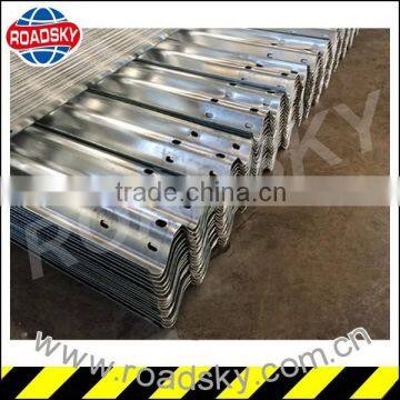 Highly Visible Double Wave Highway Galvanized Guardrail Beam