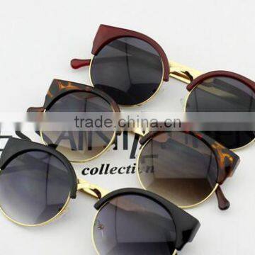 High Quality New Lastest Model Women Fashion Round Lens Cat Eye Sunglasses 2016 photo-4