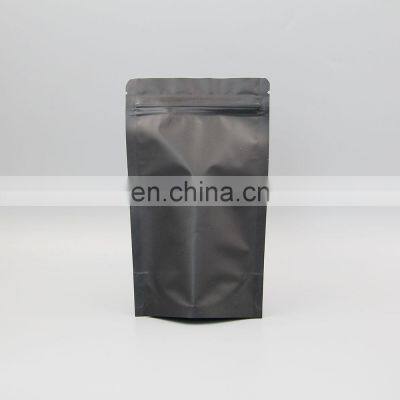 Wholesale Aluminium Foil pe Flexible Black Matte Mylar Bags Zipper Lock Packaging Bags/poly Doypack 3 Side Seal Zipper Bag photo-3