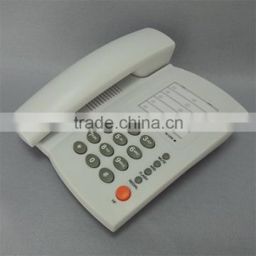 Vintage design white color black color fixed line office or home telephone