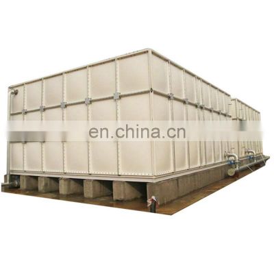 GRP horizontal frp water storage tank 16 m3 8m3