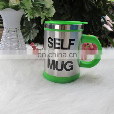 High Quality Customized Heating Portable Hot Self Mug Drinking Automatic Stirring Coffee Cup