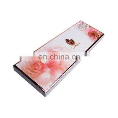 Laminated Cardboard Chocolate Packaging Box With PET Divider Chocolate Candy Favor Boxes High End