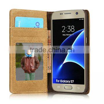 Mobile Phone Leather Flip Case Waterproof Case for Samsung Galaxy s7 , for Galaxy s7 Case , for Samsung Galaxy s7 Edge Case photo-3