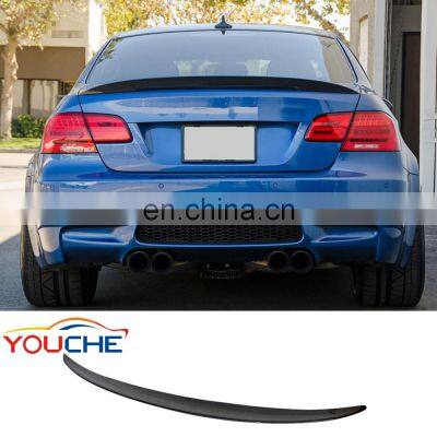 For 06-13 BMW 3 series E92  2-door coupe  P style carbon fiber rear trunk spoiler lip