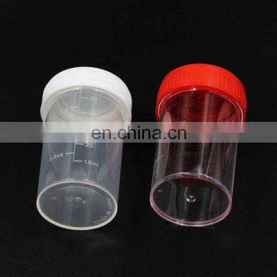 Disposable urine stool sample container 60ml