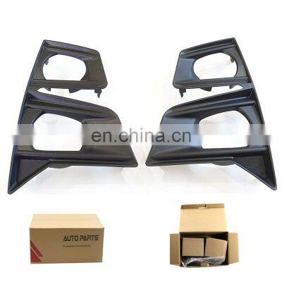 GELING Popular Automotive Part 4*4 DOT Black Mat Fog Light Frame For ISUZU DMAX Pickup 2020