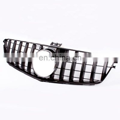 GT style Front grill for Mercedes Benz C63 W204 C260 C200 C300 Modified Gt grille 2007 2008 2009 2010 2012 2013 2014