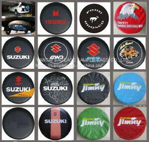 Custom Car Wheel Spare Wheel Cover Tyre, Spare Tire Cover, PVC, PU, Oxford, Nylon, Pajero Spare Tire Cover