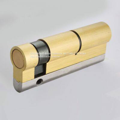 high security Class C euro profile half brass lock cylinder