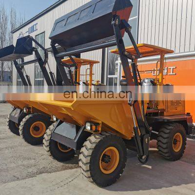 4WD Garden Use 3 Ton self Loading Mini Dumper factory price