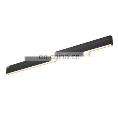 HUAYI High Quality Office Light 20w 30w 36w 50w Recessed Led Linear Light Trunking System Linear Supermarket Pendant Light photo-2