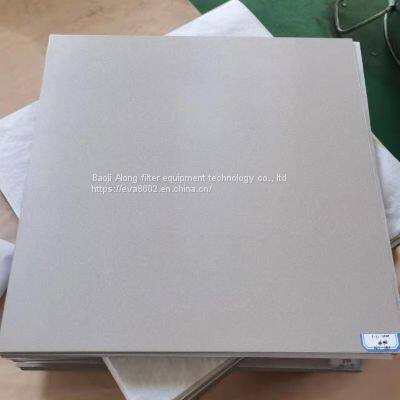 10um Sintered Porous Titanium Plate For PEM Electrolyzer