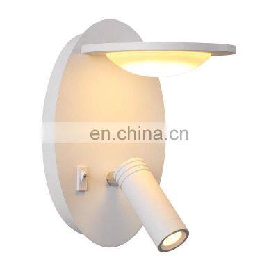 Reading Room Bedside Wall Light Bedroom Wall Lamp With Spotlight And USB Interface Rechargeable Wall Light