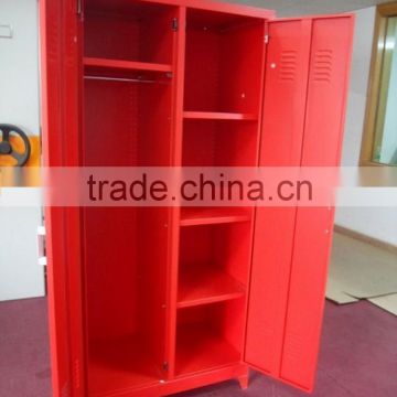 (DL-S1) 0.6 mm 2 Door Red Steel Godrej Cupboard