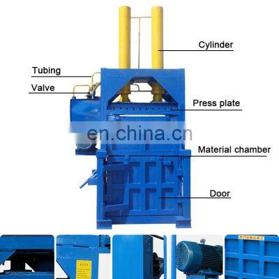 Vertical Compression Cylinder High Pressure Cotton Clothes Baler Metal Aluminum Folding and Baling Equipment photo-2