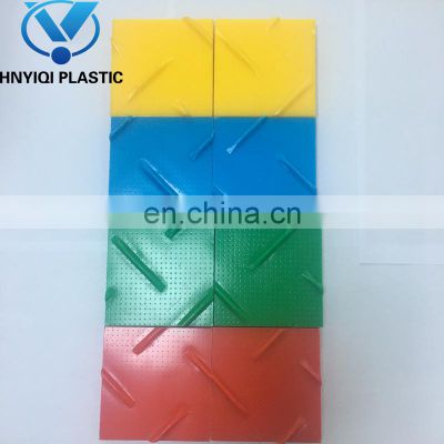 Heavy Duty Construction Track Road Mat, PE Sheet Plastic Floor Mat