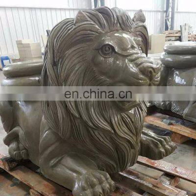 Sichuan Factory Natural Sandstone Hand Curved Carving OEM Various Stone Lion Sculpture photo-4