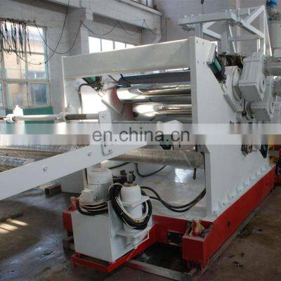 Kunlun Haisu cheap pvc profile plastic extruder machine wood plastic profile production line skirting line production equipment