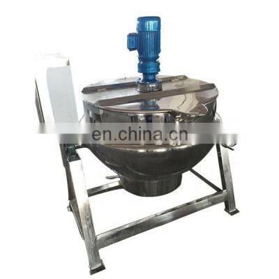 1000L commercial electric cooking pot with mixer