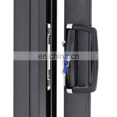 YY Aluminium Three Tracks Sound Proof Sliding Doors With Tempered Glass