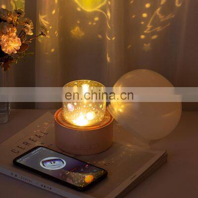 2021 Best Christmas Gift Projector Lamp,Portable Rechargeable Smart Star Projector,USB Music Starry Sky Projector Night Light photo-5