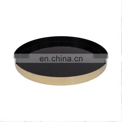 Best Seller Round Lacquered Serving Tray Wholesale Cheapest Vietnam Manufacturer photo-2