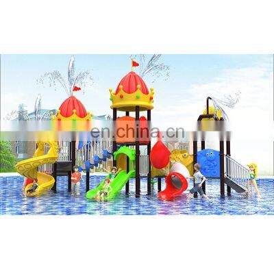 Hot sale simple exercise plastic kids outdoor playground equipment water slide