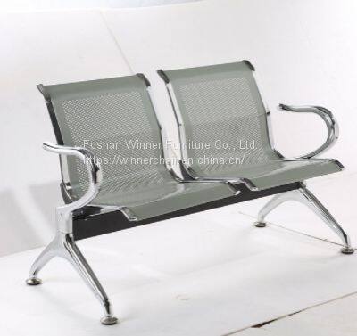 3 Seat Steel Hospital Bank Station Waiting Chairs W9604 photo-2