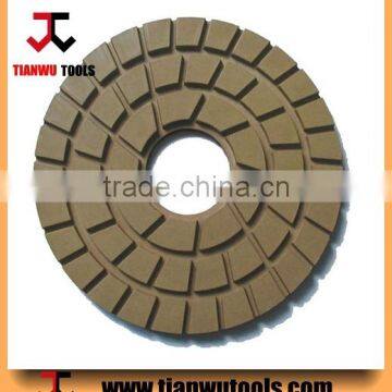 6" 50 grit-1500 grit dry polishing pad