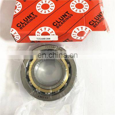 30x62x16 brass cage high precision angular contact ball bearing 7206 BECBM ball bearing 7206 7206BECBM bearing