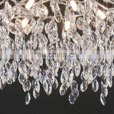 Modern Light Luxury Living Room Pendant Chandelier Restaurant Art Glass Chandelier
