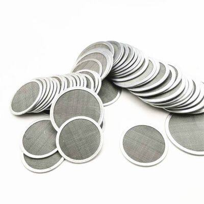 Hot Selling 304 316 316L Stainless Steel Woven Wire Mesh Screen Filter Disc For Oil Filtration