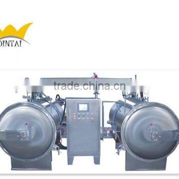 stainless steel two parallel connection pot hot water immersion retort