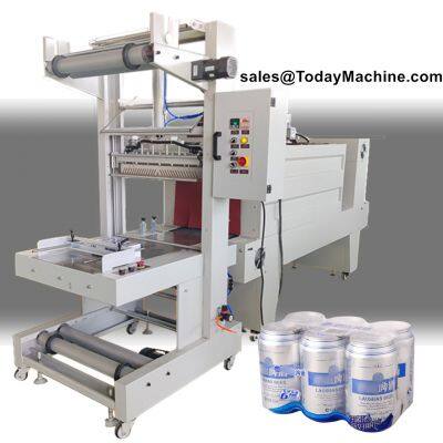 Auto Big Drinking Bottles Sleeve Sealing Shrink Tunnel Wrapping Package Machine