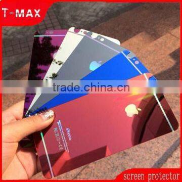 Top Quality Premium 9H Temperated Glass color screen protector for iphone 6 iphone 6plus with factory price