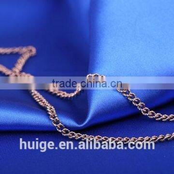 2015 China Supplier Gold Jewellery Long Fashion Chain & Coffee Gold Plated Link Chain photo-4