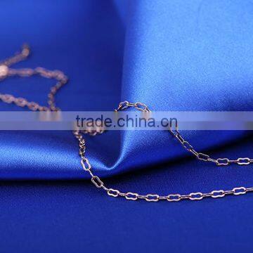 Coffee Gold Plated Decorative Long Chain Link Chain Jewelry Chain Necklace photo-4