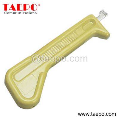 Telephone wire punch down tool for 25 pairs dry or gel filled straight splicing module