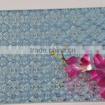 3MM/4MM/6MM cheap flower pattern glass