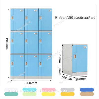 Taquilla de plástico ABS personalizable con área para etiquetas - Solución premium de almacenamiento personal para el lugar de trabajo en la oficina photo-4