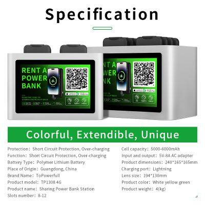 Global - Oriented 8 - Port Shared Power Bank Cabinet: Reliable Manufacturer's Mobile Charging Solution photo-5