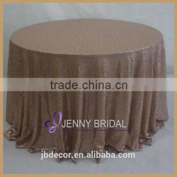 SQN#01B Jenny Bridal Wedding Decoration Wholesale Sequin Tablecloths photo-5
