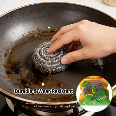 Heavy Duty 12er Pack Stahlscheuerkugeln zum Entfernen von verbranntem Essen aus Backrohren für die Haushaltsreinigung photo-3