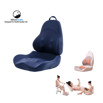2 in 1 Backrest Seat Massager Cushion for Home and Office MH-C068