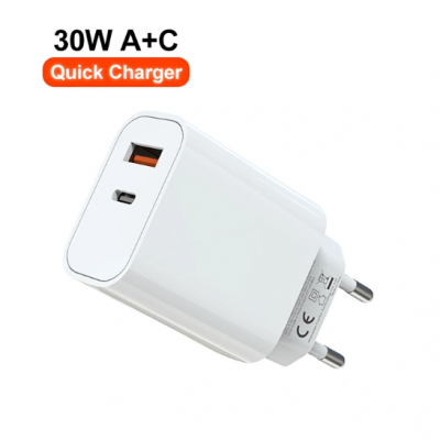 QC3.0 30W USB Быстрый зарядчик с 18W адаптером быстрого заряда для Android и мобильных устройств
