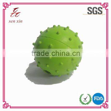 SX Rubber Pet Traing Toy Ball with Bell